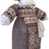 Goodsright Decor Exclusive Vintage Collectible Ukrainian Motanka Figurine Slavic Design Handmade Made in Ukraine 7.5"