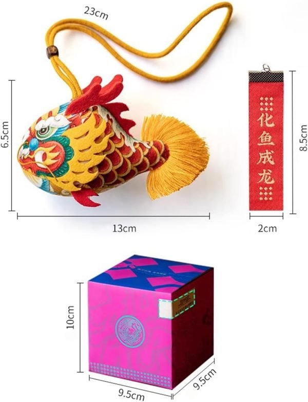 Goodsright Decor Loong's Blessing: Handcrafted Sachet Ornament - Exquisite Symbol of Eastern Tradition, Ideal Gift for Prosperity and Good Fortune??Artisanal Feng Shui Decoration for Prosperity, Luck,Gifting