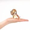 Goodsright Decor Crystal Dog Puppy Cute Valentines Day Sweet Gifts Figurine Collection Animal Collectible Ornament Lovely (Gold)