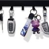 Goodsright Decor Key Holder for Wall | Metal Key Holder Hooks Organizer Rack | Metal Key Organizer Wall Decorative with 7 Hooks for Entryway, Front Door, Hallway, Kitchen, Office (Mountain)