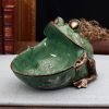 Goodsright Decor Big Mouth Frog Storage Box, Porch Storage Decoration, Statue Sculpture, Key Candy Container, Home Table Decoration, Animals Statue, Green Frog