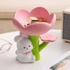 Goodsright Decor Key Bowls for Entry Table, Creative Rabbit Desktop Storage Tray, Resin Figurine Home Decor Ornament,White
