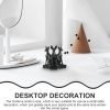 Goodsright Decor 4 Pcs Crystal Ball Base Resin Egyptian Goddess Cat Creative Gift Collectible Figurine Ball Base Ornament Resin Crafts Black Cats Statue Collectible Bastet Sculpture Bastet Statue