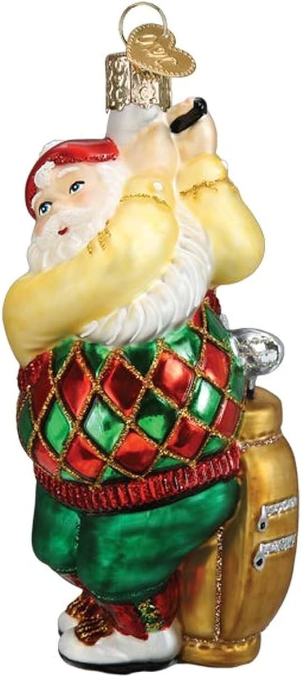 Goodsright Decor Old World Christmas Irish Santa Glass Blown Ornament for Christmas Tree