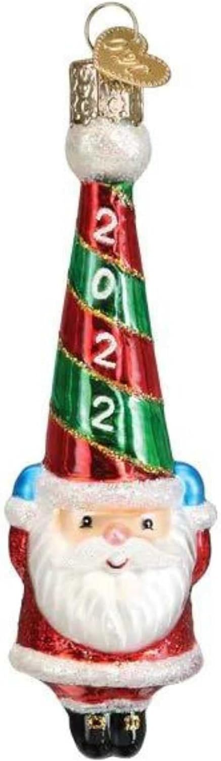Goodsright Decor Old World Christmas Irish Santa Glass Blown Ornament for Christmas Tree