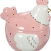 Goodsright Decor Box Hen Storage Jar Ceramic Trinket Holder Decorative Candy Jar Decorative Jar Ceramic Jar Kids Jewelry Container Trinket Container Decorate Rooster Cookie Jar Ceramics