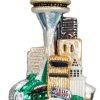 Goodsright Decor Old World Christmas Glass Blown Ornament Boston City