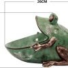 Goodsright Decor Big Mouth Frog Storage Box, Porch Storage Decoration, Statue Sculpture, Key Candy Container, Home Table Decoration, Animals Statue, Green Frog
