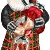 Goodsright Decor Old World Christmas Irish Santa Glass Blown Ornament for Christmas Tree