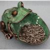 Goodsright Decor Big Mouth Frog Storage Box, Porch Storage Decoration, Statue Sculpture, Key Candy Container, Home Table Decoration, Animals Statue, Green Frog