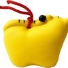 Goodsright Decor Cute Yellow Tiger of  Japanese Zodiac Pottery Room Ornament. for Happy New Year! Bell Design