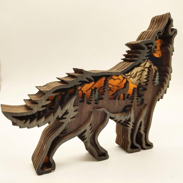 Goodsright Decor Wooden carving Hollow craft decoration creative home decoration tourist souvenir