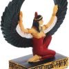 Goodsright Decor 4pcs Egyptian Ornament Desktop Decor Table top Decor Resin Crafts Collectible Egypt Figurine Spreading Wings Statue Winged Statue Egyptian Female Divine Decor Sculpture Figure