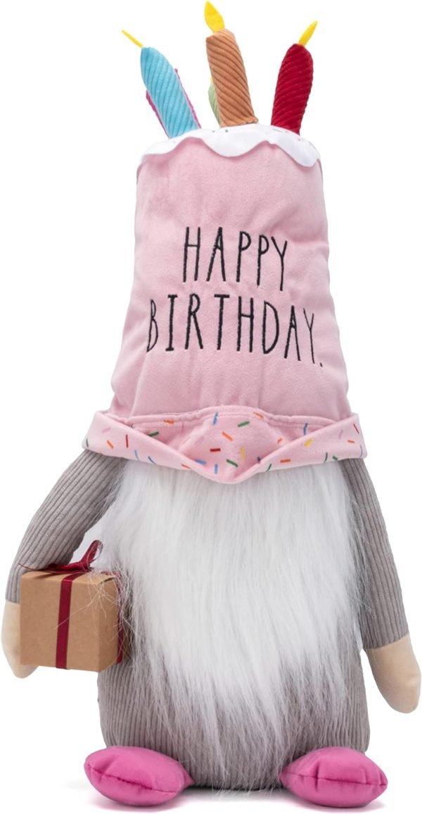Goodsright Decor Kitchen Gnome - Home Decor Decorations - Scandinavian/Swedish/Nordic Tomte Nisse Plush Figurine - 19" Elf with Beard Ornament for Shelf, Table, Desk D??cor