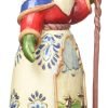 Goodsright Decor Russian Santa Stone Resin Hanging Ornament, 4.75??