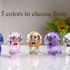 Goodsright Decor Crystal Dog Puppy Cute Valentines Day Sweet Gifts Figurine Collection Animal Collectible Ornament Lovely (Gold)