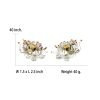 Goodsright Decor Mini Elephant Set 2 Elephant Animal Miniatures Statue Figurines 2pcs/Set Lucky Elephants for Home, Office, Kitchen, Bathroom D??cor, Shelf Ornaments