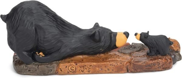 Goodsright Decor DEMDACO Bearfoots by Jeff Fleming Little Bear Black Bear 2 x 6 Hand-cast Resin Figurine Sculpture