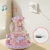 Goodsright Decor Carousel Music Box Horse Gift, Remote Control Plug in Musical Snow Globe for Girls Women Daughter Wife, Usb Charge 8-Horse Snow Globes Birthday Anniversary Valentine Gift Play Multiple Songs