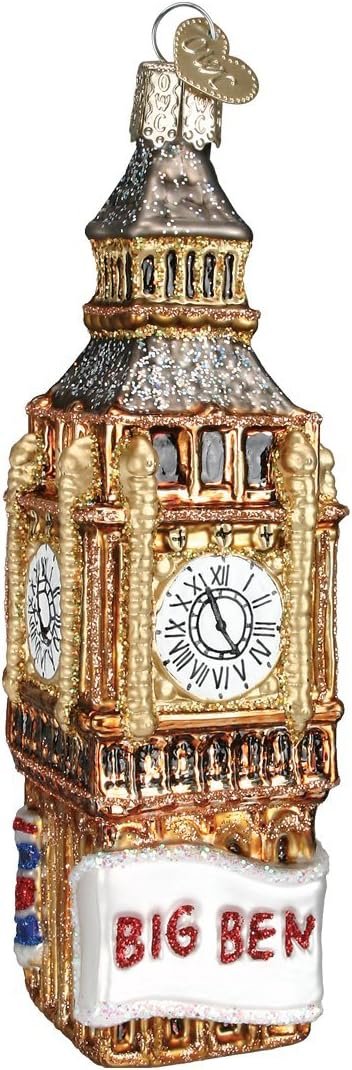 Goodsright Decor Old World Christmas Glass Blown Ornament Boston City