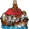Goodsright Decor Old World Christmas Spiritual Gifts Glass Blown Ornaments for Christmas Tree Flight to Egypt