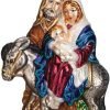 Goodsright Decor Old World Christmas Spiritual Gifts Glass Blown Ornaments for Christmas Tree Flight to Egypt