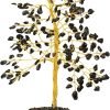 Goodsright Decor Ethnic Asia Multicolor Reiki Gemstones Money Tree Home D??cor 9" Inches Decoration Gems
