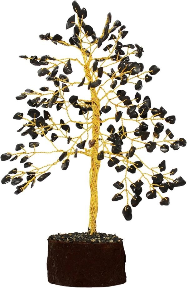 Goodsright Decor Ethnic Asia Multicolor Reiki Gemstones Money Tree Home D??cor 9" Inches Decoration Gems