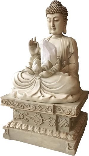 Goodsright Decor Buddha Tissue Holder Decor Tissue Box Cover - Decorative Square Tissue Container