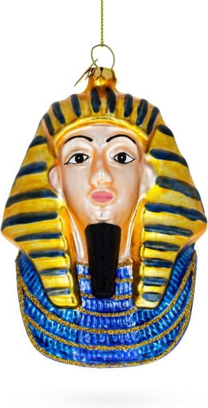 Goodsright Decor Majestic Sphinx of Giza, Egypt - Blown Glass Christmas Ornament