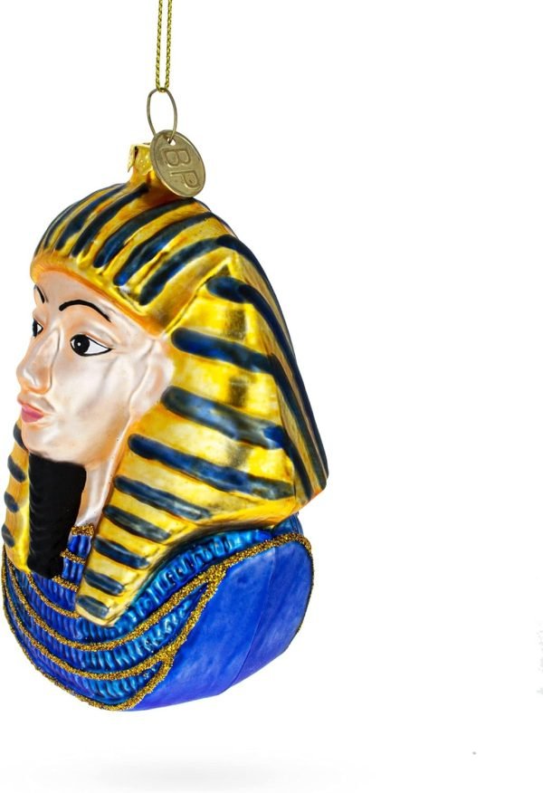 Goodsright Decor Majestic Sphinx of Giza, Egypt - Blown Glass Christmas Ornament