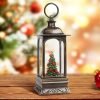 Goodsright Decor Christmas Snow Globes, Cardinal Christmas Tree Water Lantern, USB Powered & Battery, Holiday Decorations Gifts for Family, Children or Friends