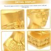 Goodsright Decor 5pcs Egyptian Sculpture Vintage Style Decoration Household Decor Resin Crafts Egyptian Bust Statue Decorative Artificial Egypt Figurine Ancient Egypt Ornament Miniature Decorate