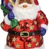 Goodsright Decor Old World Christmas Irish Santa Glass Blown Ornament for Christmas Tree