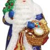 Goodsright Decor Old World Christmas Irish Santa Glass Blown Ornament for Christmas Tree