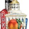 Goodsright Decor Old World Christmas Glass Blown Ornament Boston City
