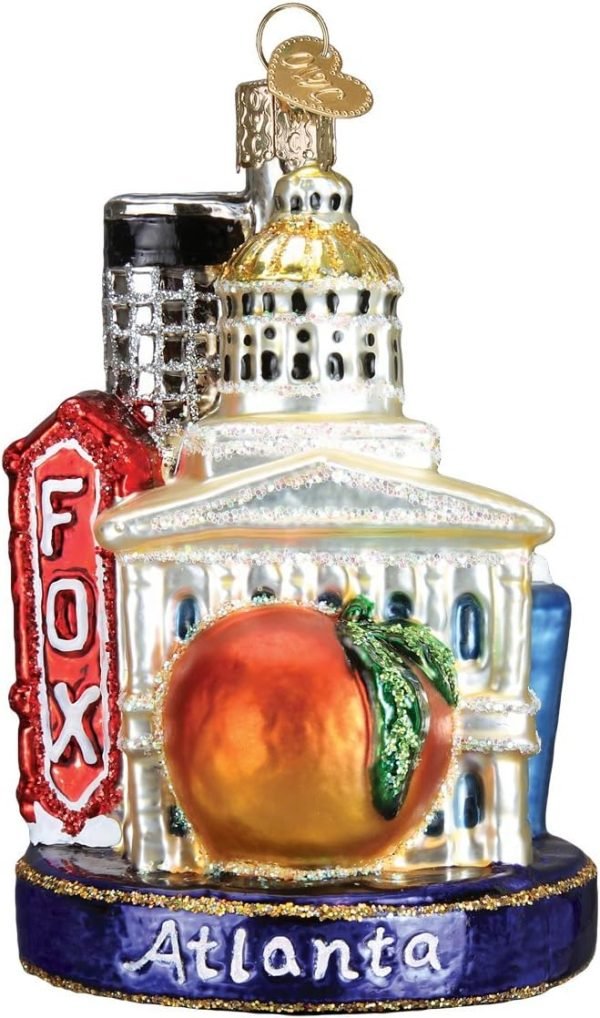 Goodsright Decor Old World Christmas Glass Blown Ornament Boston City