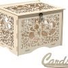 Goodsright Decor Wedding Money Box Holder with Sign, Large Rustic Wood Wooden Envelop Gift Card Boxes with Lock Slot for Reception Anniversary Party Parties White