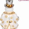 Goodsright Decor Miss Christmas Collection Fancy Snowman Blown Glass Christmas Tree Ornament (Elegant White Snowman)