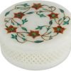 Goodsright Decor Mughal Garland Marble Inlay Jewelry Box