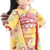 Goodsright Decor 2pcs Japanese Doll Wood Toys Geisha Kabuki Doll Model Car Ornament Asian Kimono Doll Figurine Asian Kimono Figure Japanese Kabuki Dolls Toy for Kids Decorations Child Aldult Cloth