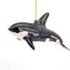 Goodsright Decor Hand-Painted Dolphin Ornament (Mother and Child) - Unique Coastal Christmas Decor for Your Tree, Ideal for Baby's First Christmas, Beach Themed, Blue Ornaments, or Nautical Xmas Trees