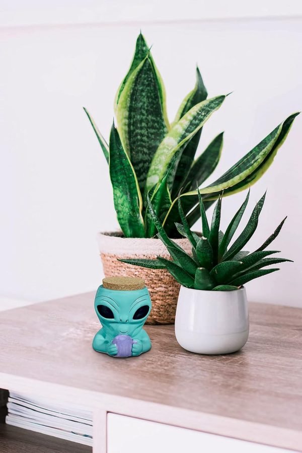 Goodsright Decor Fashioncraft Alien Stash Jar - Novelty Stash Jar
