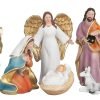 Goodsright Decor Christmas Nativity Set,7.5" Colorful Collectible Religious Decoration, Indoor Holiday Decoration in Gift Box 11-Piece Set
