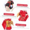 Goodsright Decor 4 Pcs Doll Ornaments Girl Handicrafts Statuette Traditional Japanese Doll Porcelain Dolls Car Dashboard Doll Japanese Art Craft Collectible Dolls Home Textile Miss Display Kimono