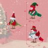 Goodsright Decor Christmas Table Decorations Birds, Set of 3 Christmas Standing Bird Figurine Table Top Decor, Tiered Tray Decor Green White Xmas Birds Ornaments