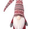 Goodsright Decor Holiday Gnome Handmade Swedish Tomte, Christmas Elf Decoration Ornaments Thanks Giving Day Gifts Swedish Gnomes tomte (Red Stripe - 19 Inches)