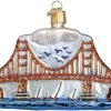 Goodsright Decor Old World Christmas Glass Blown Ornament Boston City