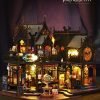 Goodsright Decor DIY Miniature Dollhouse Kit Magic Castle,Tiny House to Build Live in,Mini Handmade Unzip 3D Wooden Puzzle Furnishing Decor Model(ES012-Holo Magic City)
