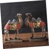 Goodsright Decor 2pcs Camel Ornaments Camel Decoration Cartoon Camel Craft Desktop Decoration Tabletop Camel Ornament Resin Camel Statue Desktop Camel Ornament Camel Sculpture Figurines Home Decor